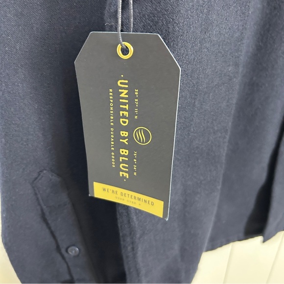 NWT United by Blue Buffalo Wool Shirt with Plaid Trim Small - Picture 5 of 6